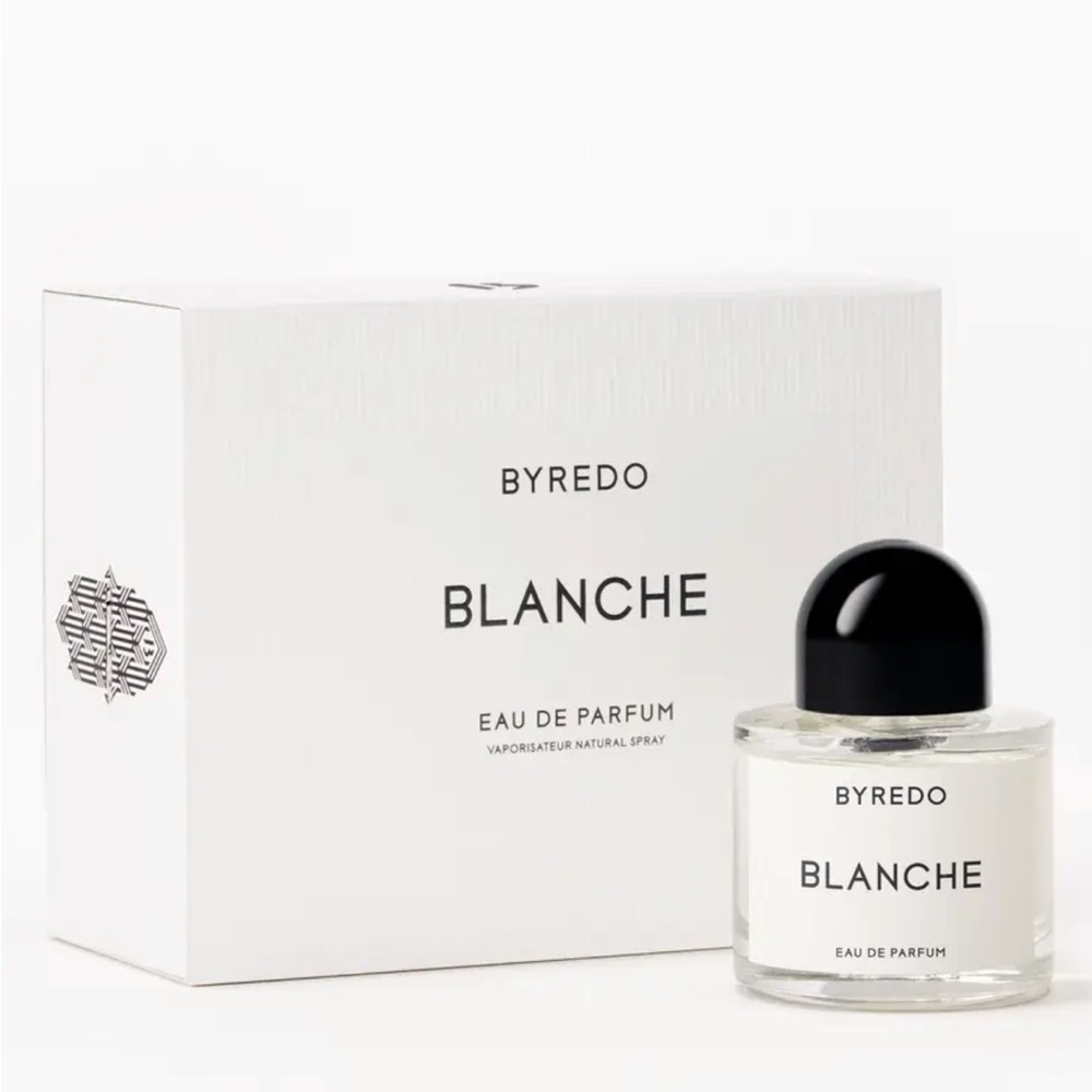 Byredo Blanche Eau de Parfum White and Black Packaging